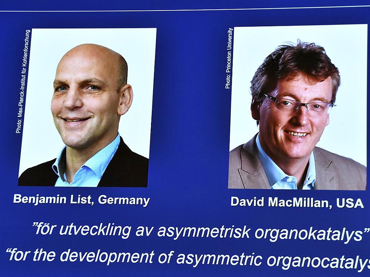 Le prix Nobel de chimie attribué à l'Allemand Benjamin List et l'Américain David MacMillan 1 Nobel1