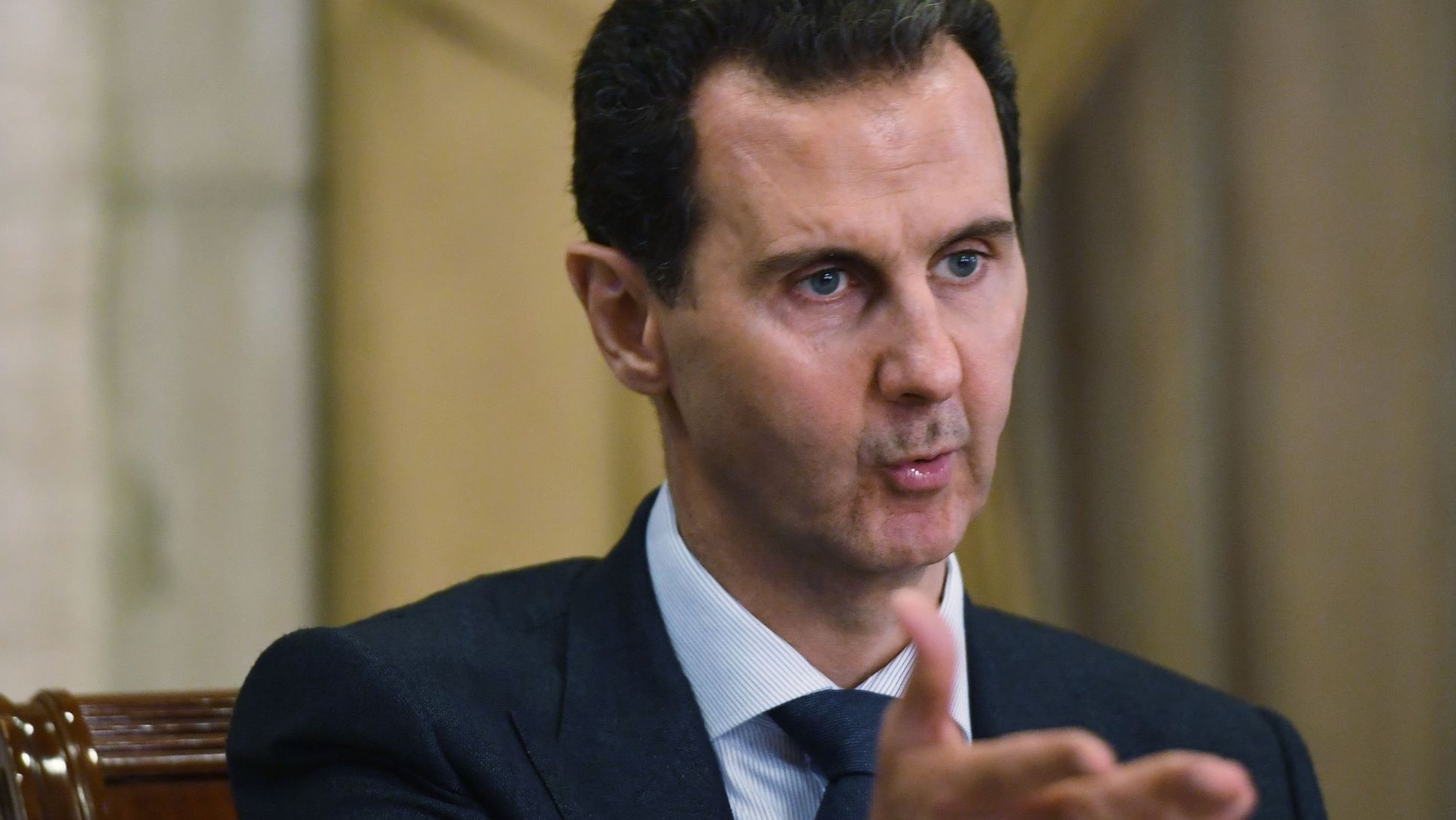 bachar al assad s exprimera lors de la onzieme reunion russo syrienne de la commission intergouvernementale a damas en syrie le 12 decembre 2018 6222112