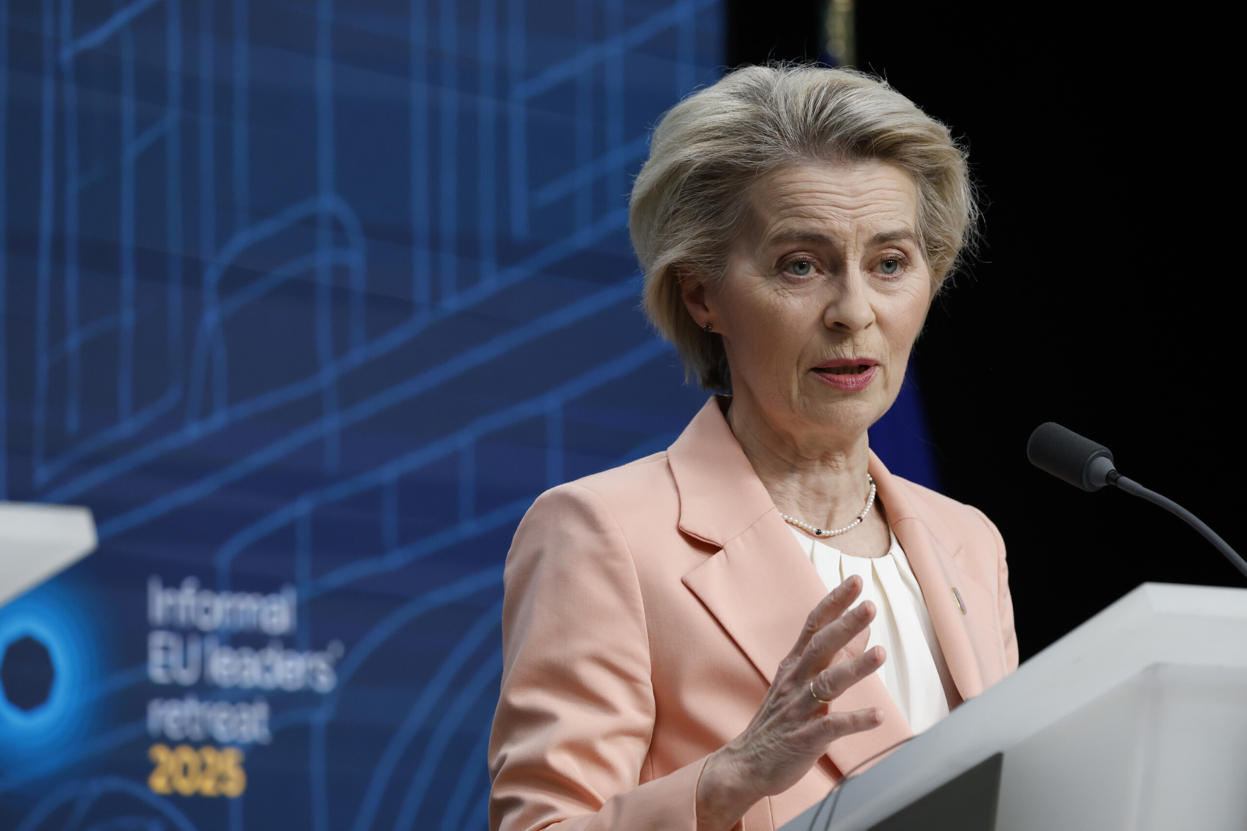 ue usa von der leyen prets a des negociations difficiles pour defendre nos interets scaled