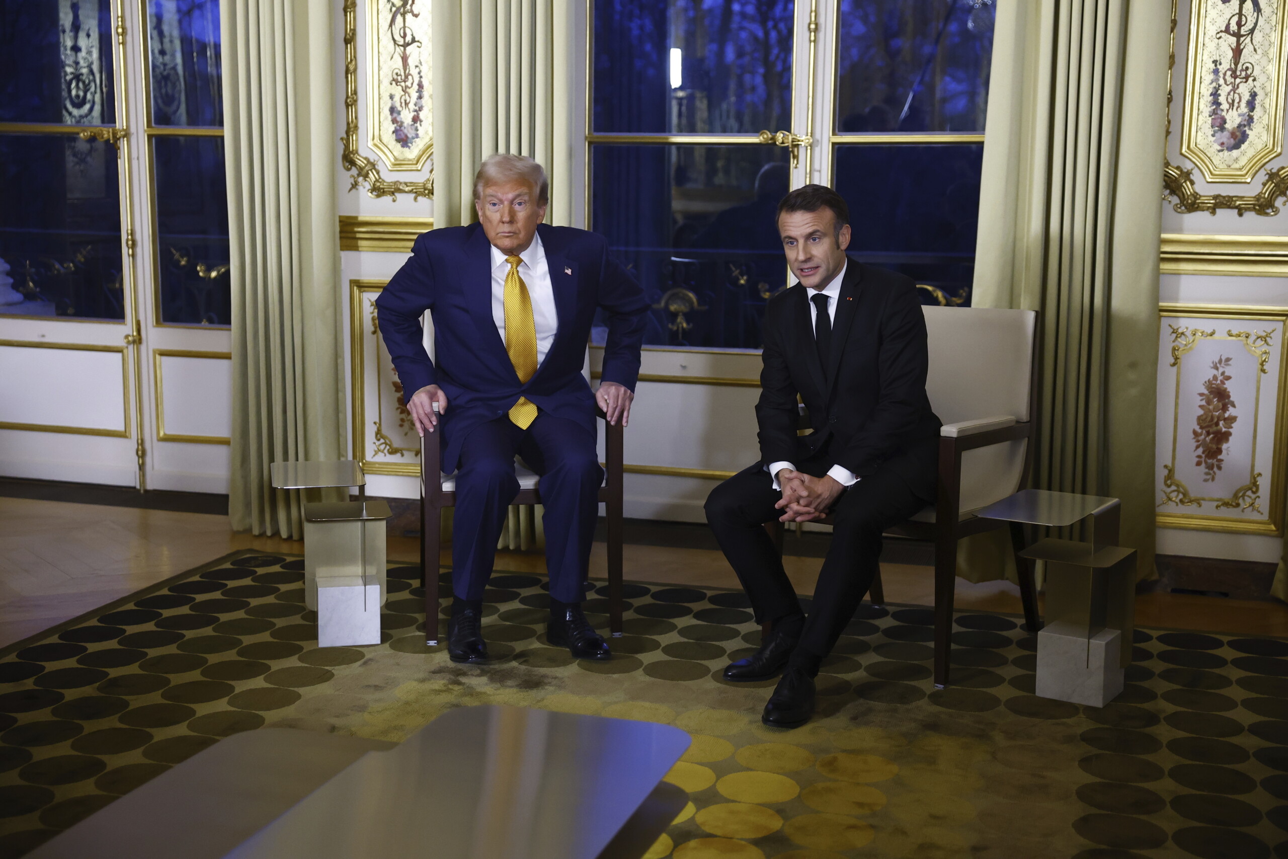 ukraine entretien macron trump avant le sommet de paris scaled