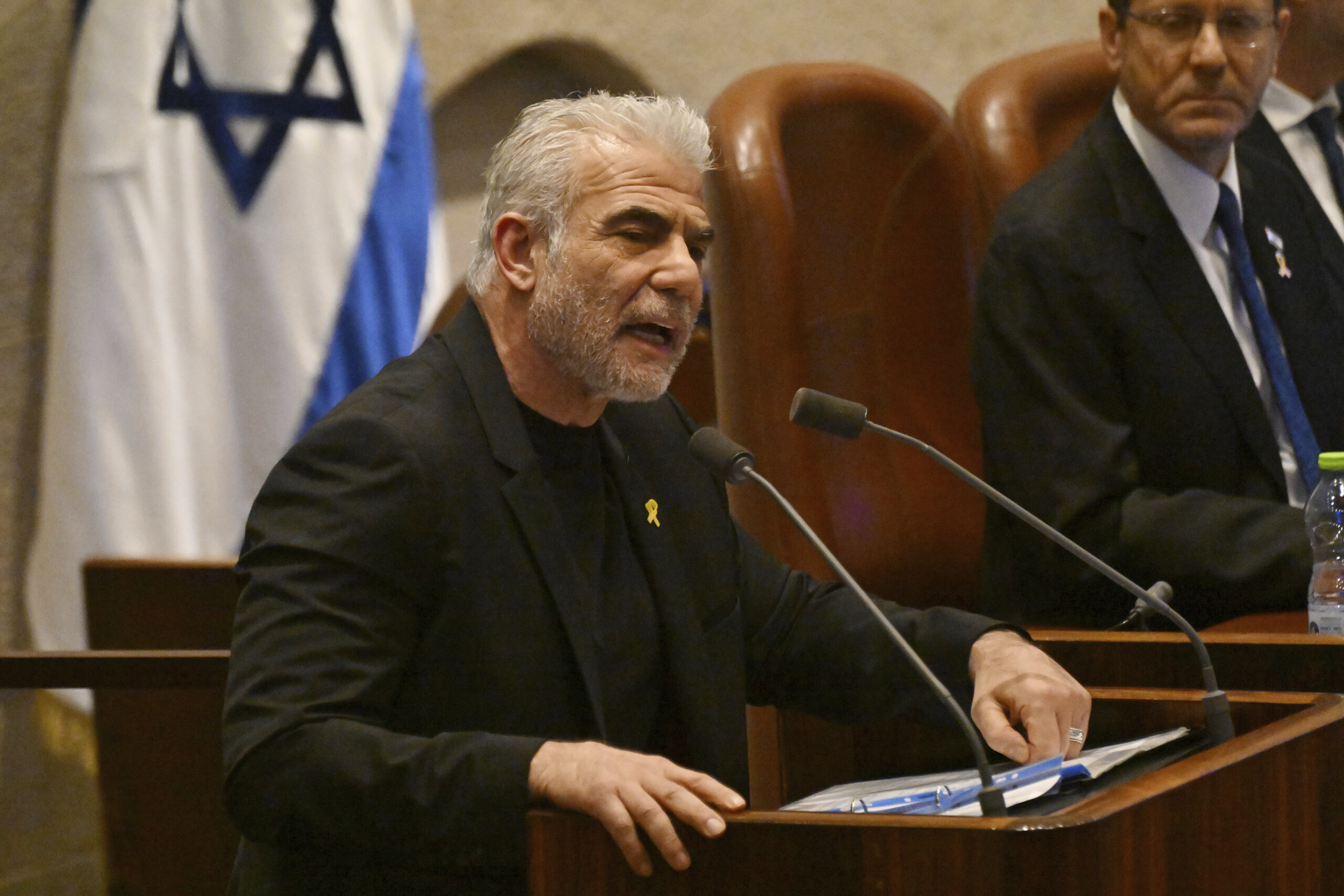 gaza lapid legypte devrait temporairement prendre en charge la gestion de la bande de gaza scaled