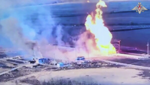 ukraine moscou un raid de kiev a detruit la station de mesure de gaz de sudzha