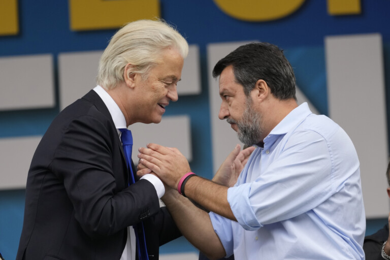 wilders la ligue est plus que jamais necessaire il faut du courage a salvini et le pen