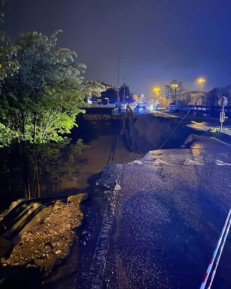 vicence effondrement dun pont en raison des intemperies le parquet ouvre une enquete pour catastrophe involontaire