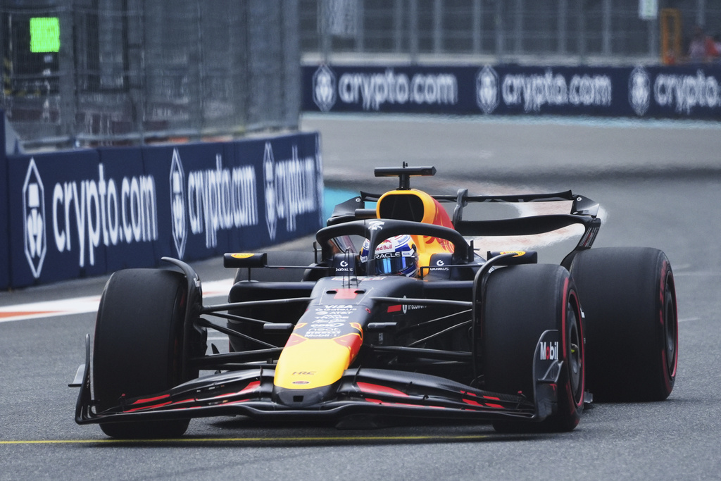 f1 grand prix de miami verstappen en pole devant norris et antonelli leclerc 8e