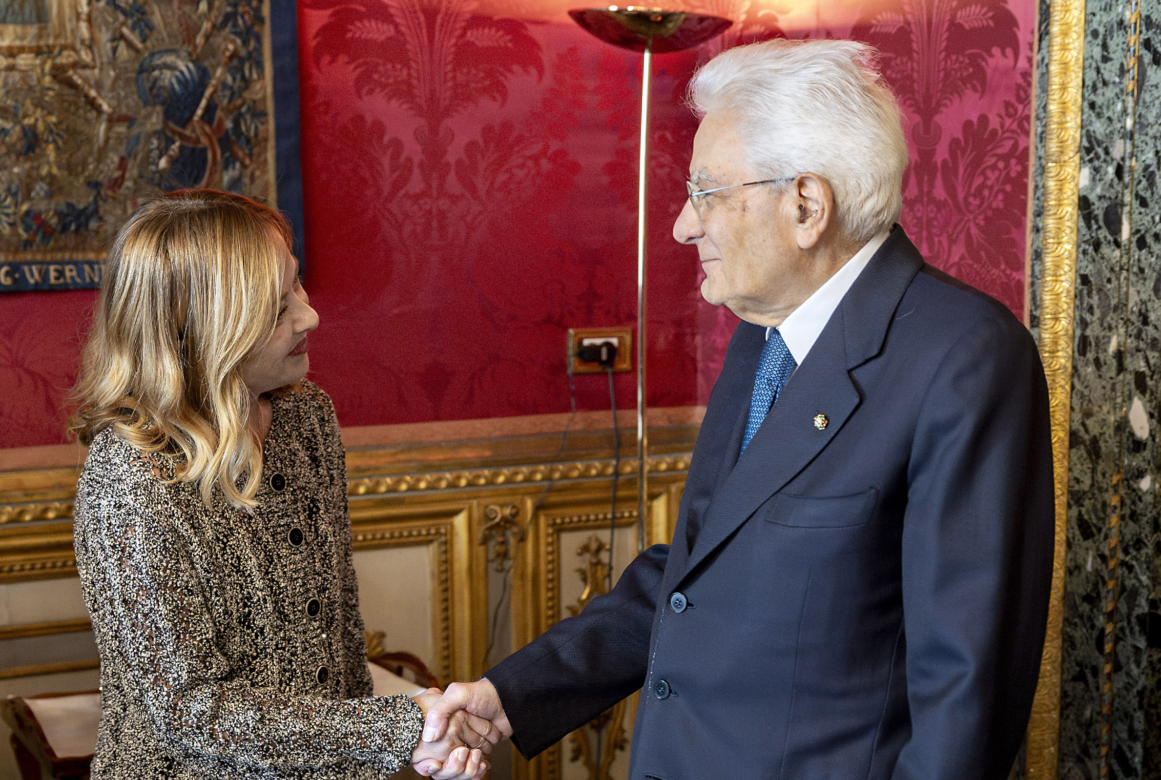 terrorisme meloni a la chambre pour la ceremonie commemorative
