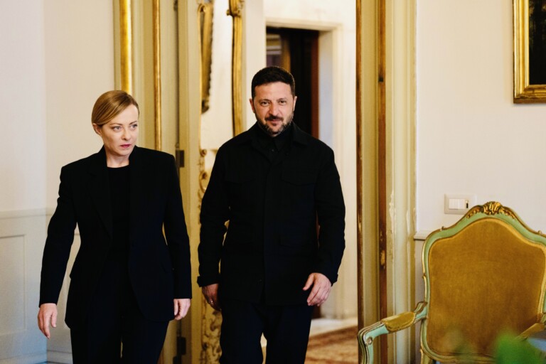 ukraine samedi meloni en visioconference avec les dirigeants europeens