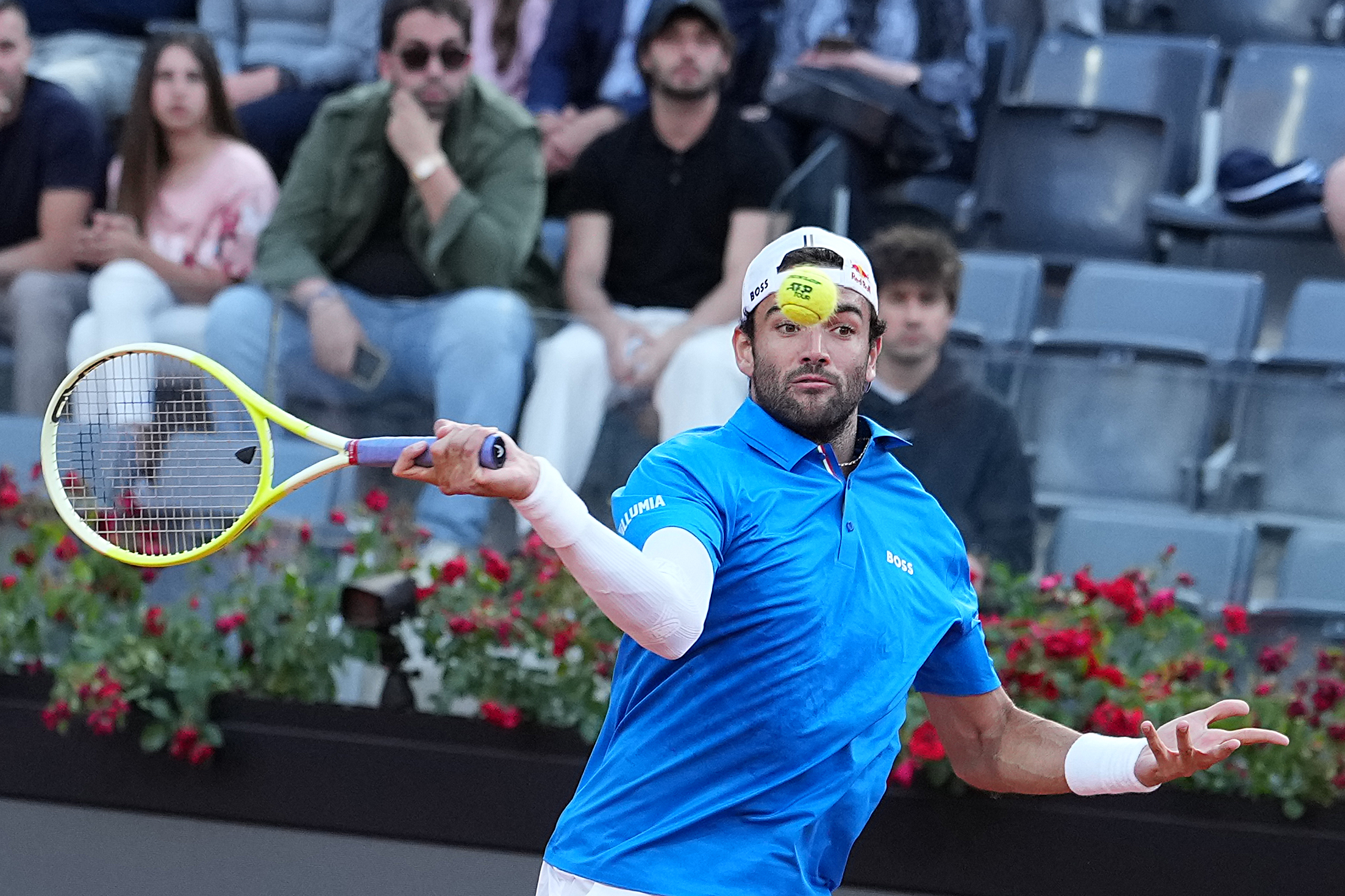 internazionali roma berrettini abandonne apres un set ruud en huitiemes