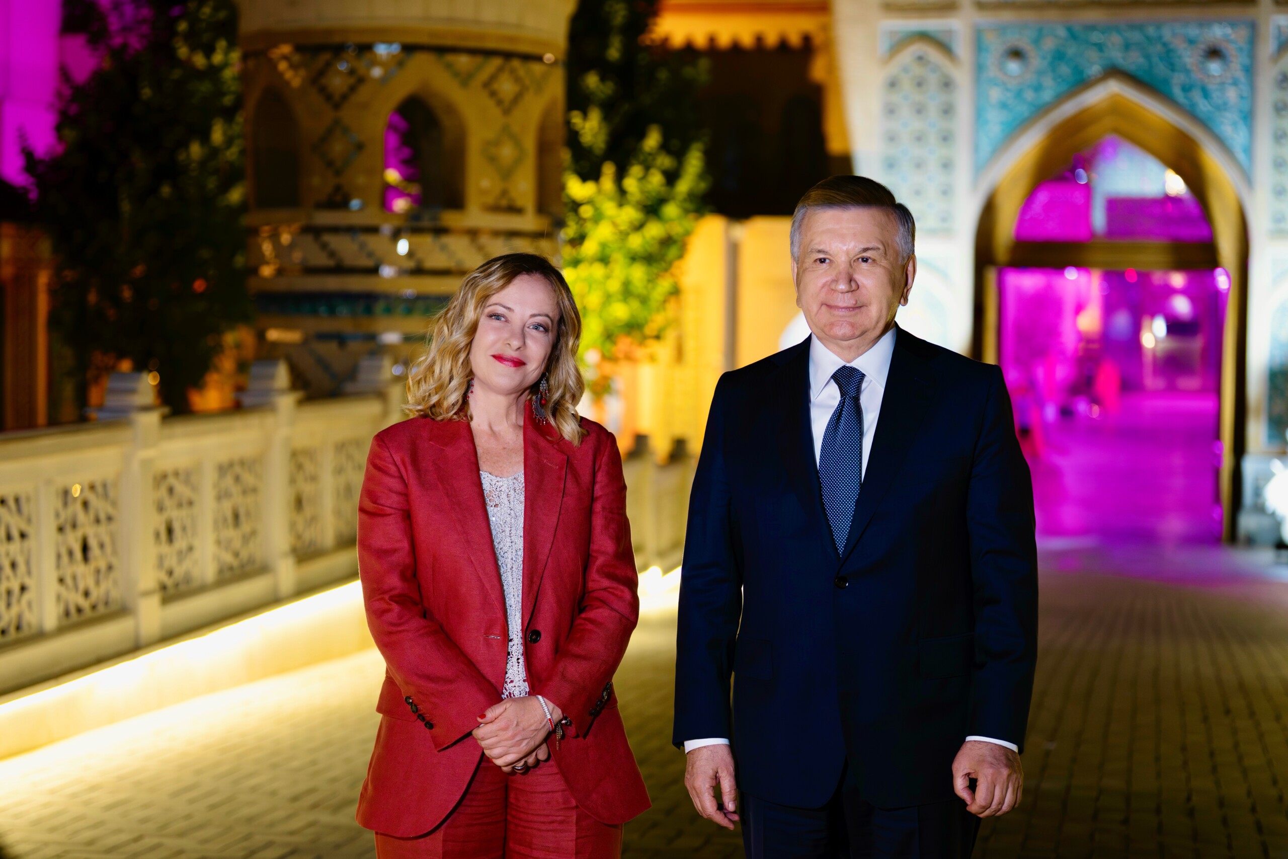 italie ouzbekistan reunion bilaterale meloni mirziyoyev en cours a samarcande scaled