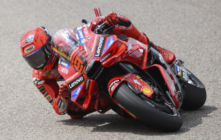 motogp republique tcheque marquez en tete des prequalifications martin 5e bagnaia en q1
