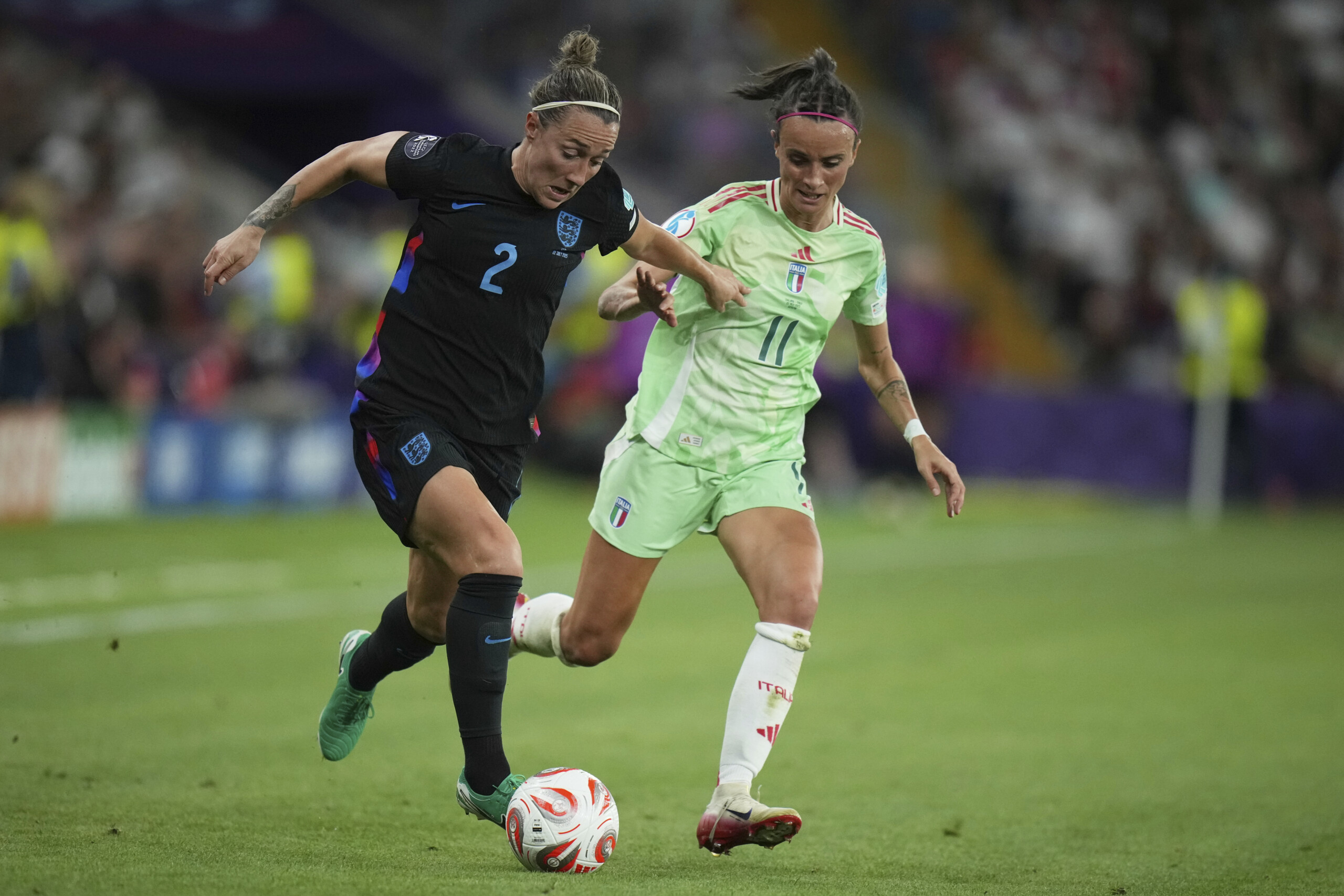 euro feminin litalie battue en prolongation langleterre en finale scaled