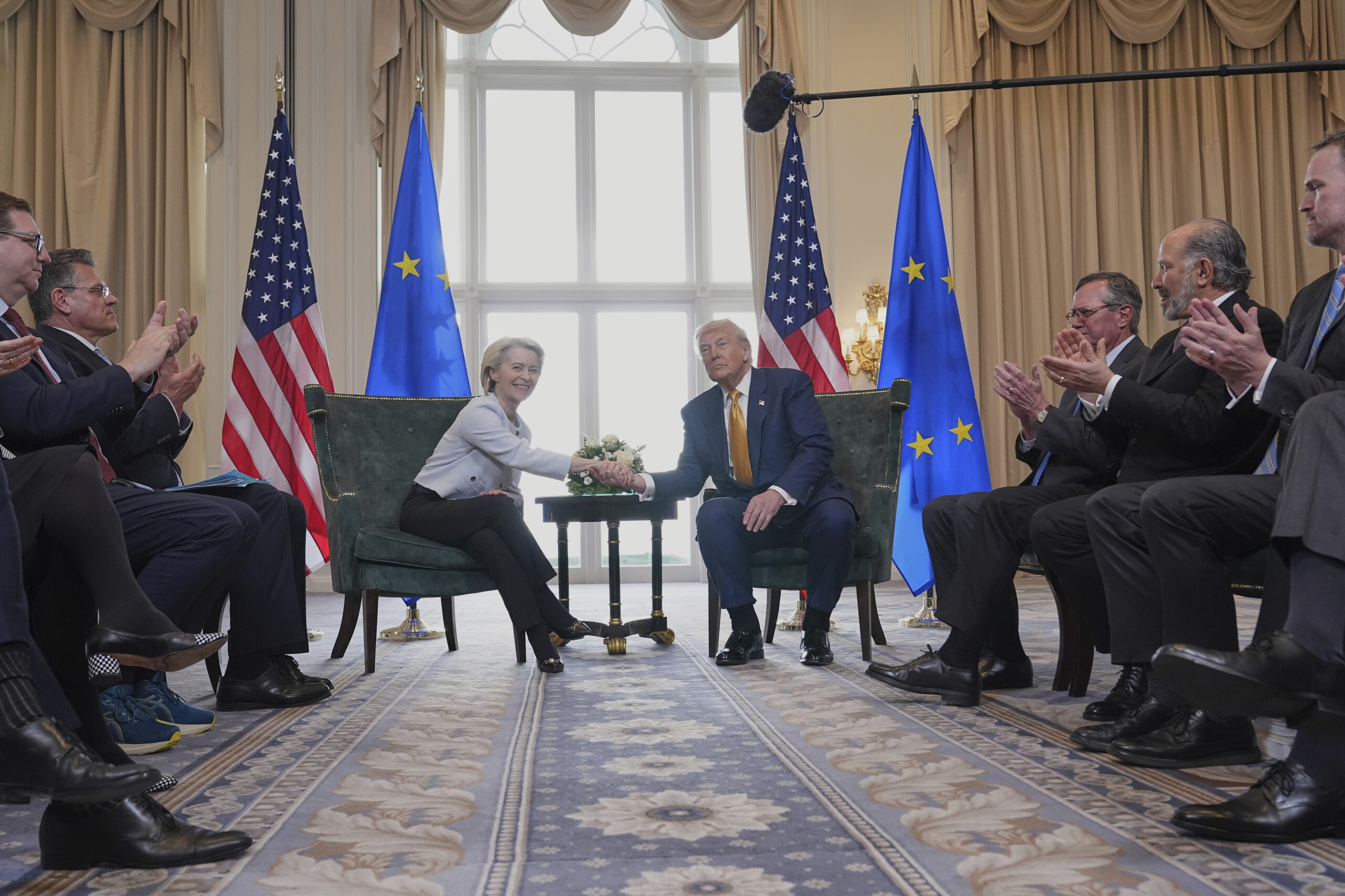 droits de douane ue declaration conjointe avec les etats unis bientot nous y travaillons scaled