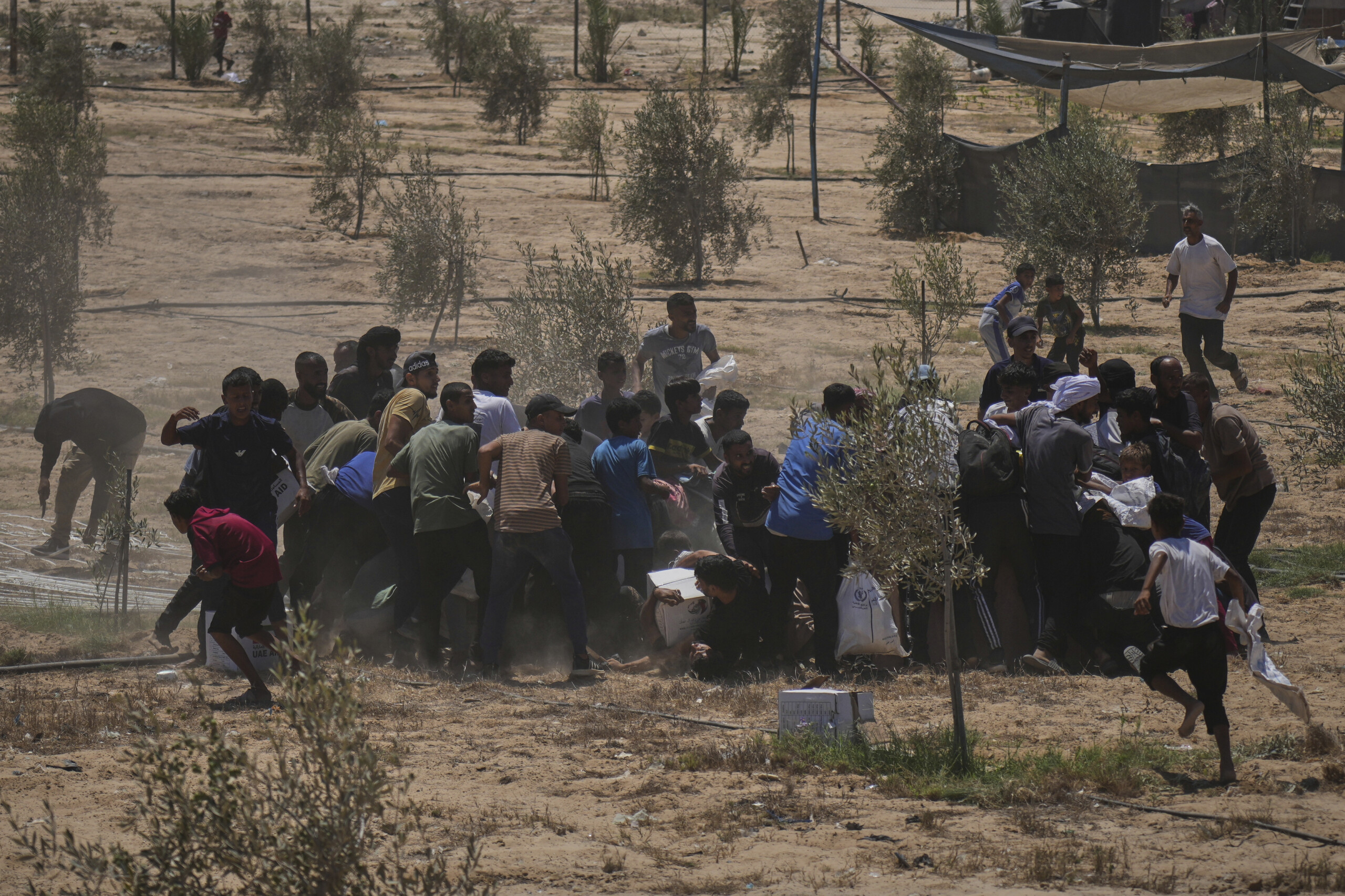 moyen orient un camion de marchandises pris dassaut se renverse a gaza 20 morts scaled