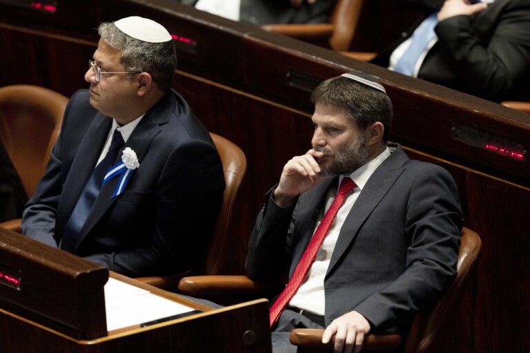 moyen orient smotrich perte de confiance dans la volonte de netanyahu de gagner la guerre