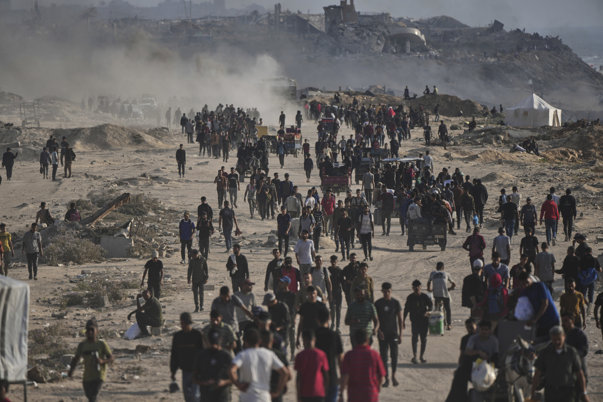 moyen orient porte parole de la municipalite de gaza pres dun million de personnes deplacees scaled