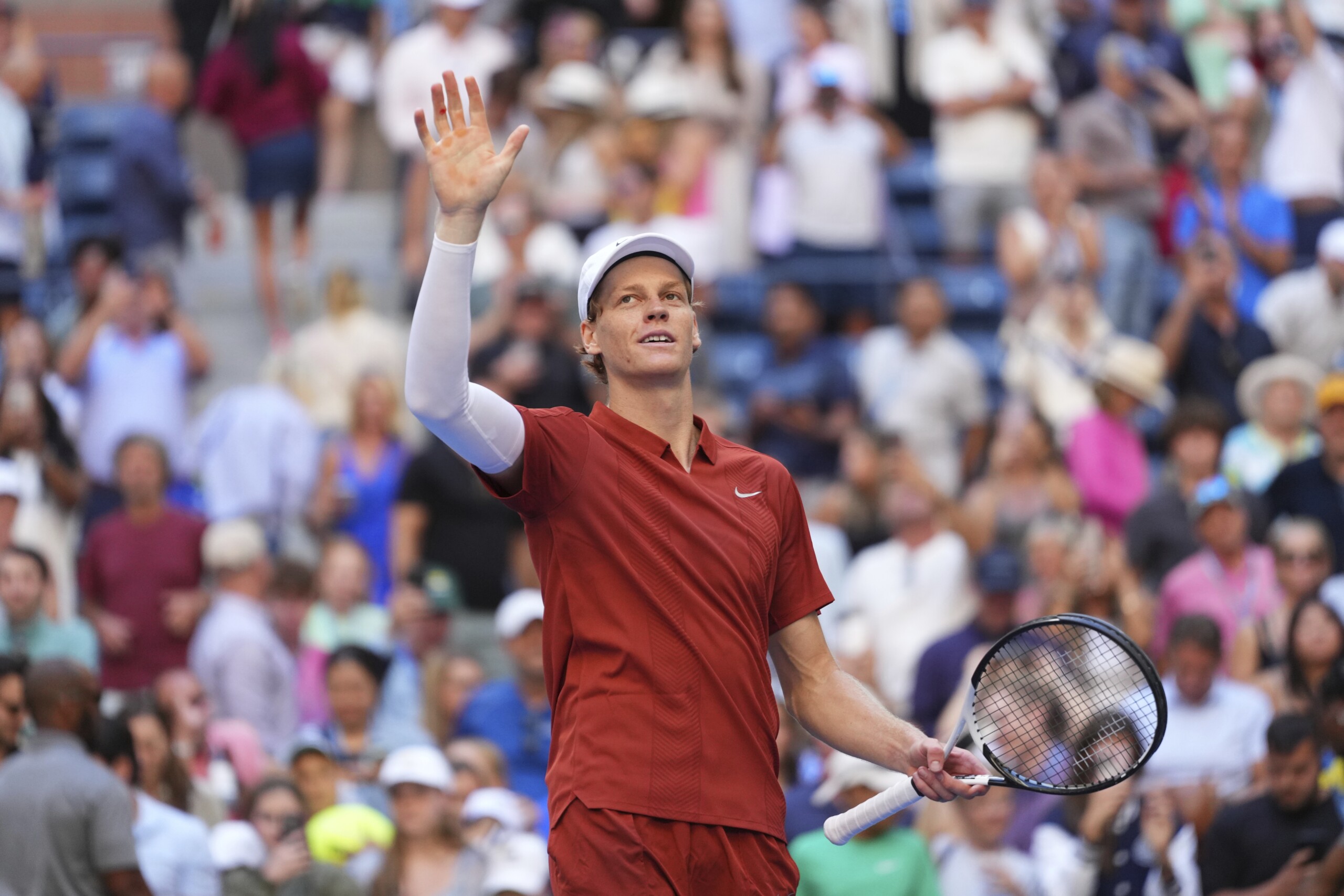 us open sinner en huitiemes de finale apres avoir battu shapovalov en 4 sets scaled