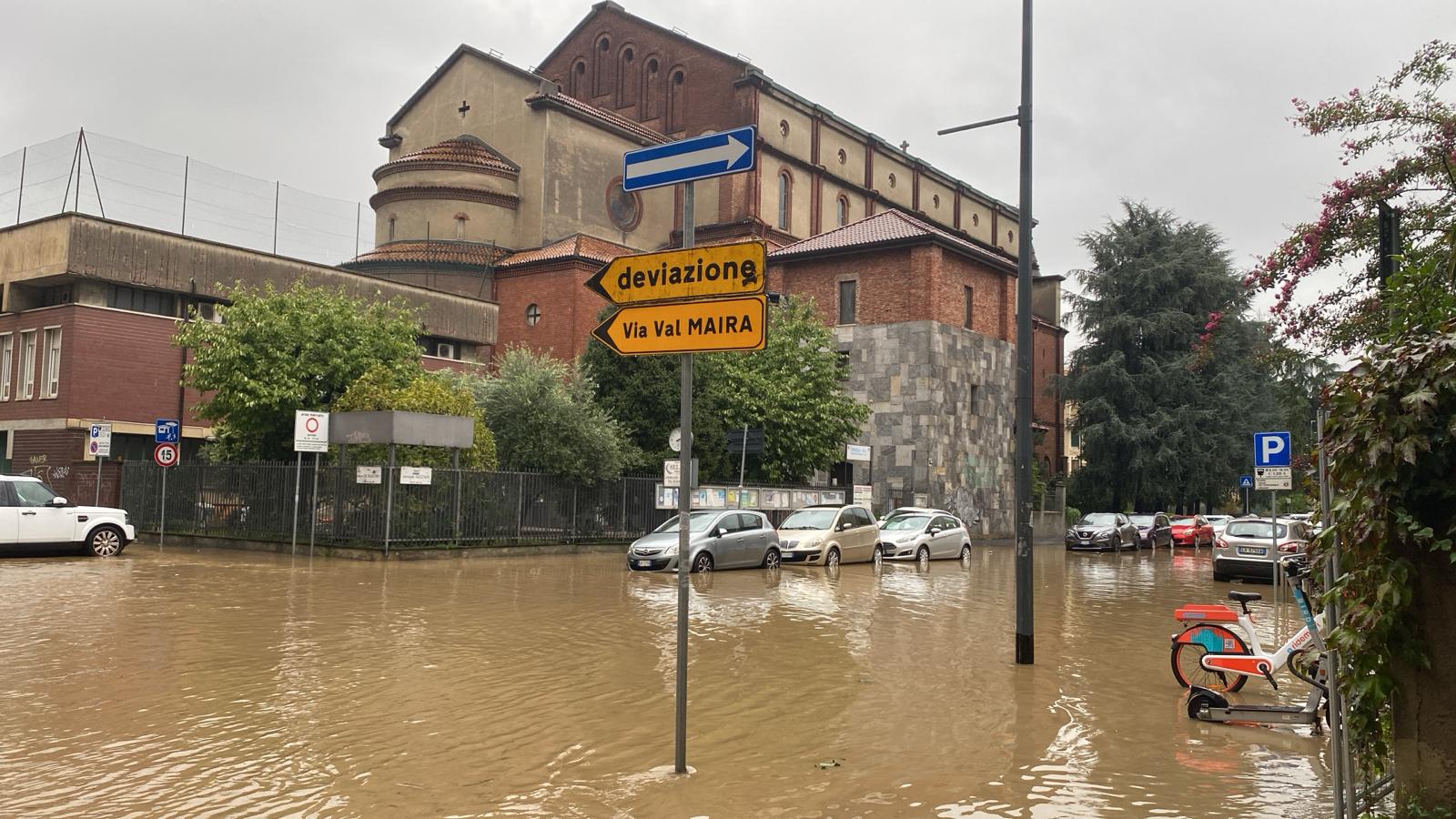 mauvais temps une ecole evacuee dans le quartier niguarda a milan