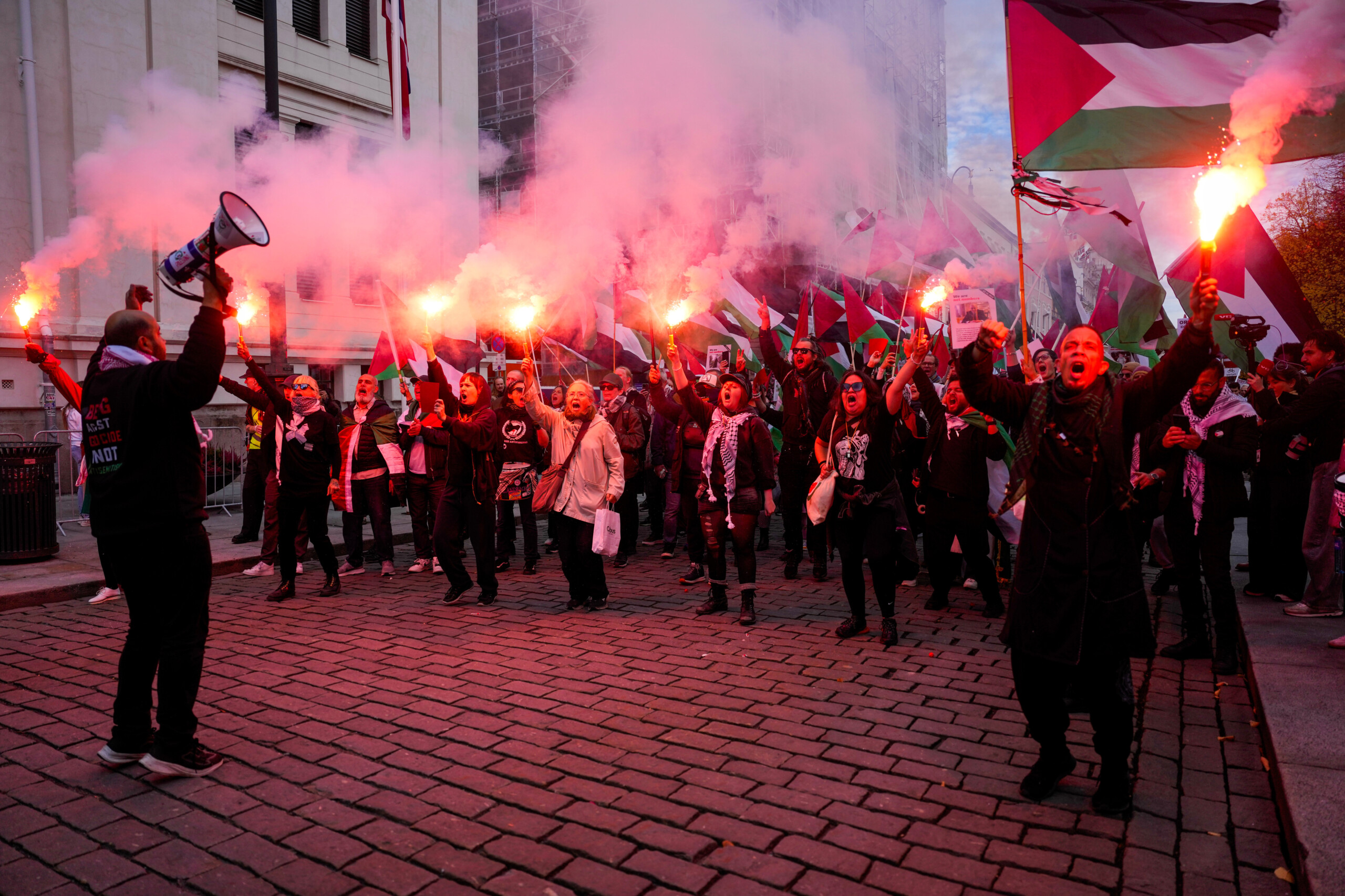 oslo manifestation pro palestinienne avant norvege israel scaled