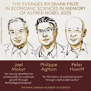nobel prix deconomie decerne a joel mokyr philippe aghion et peter howitt