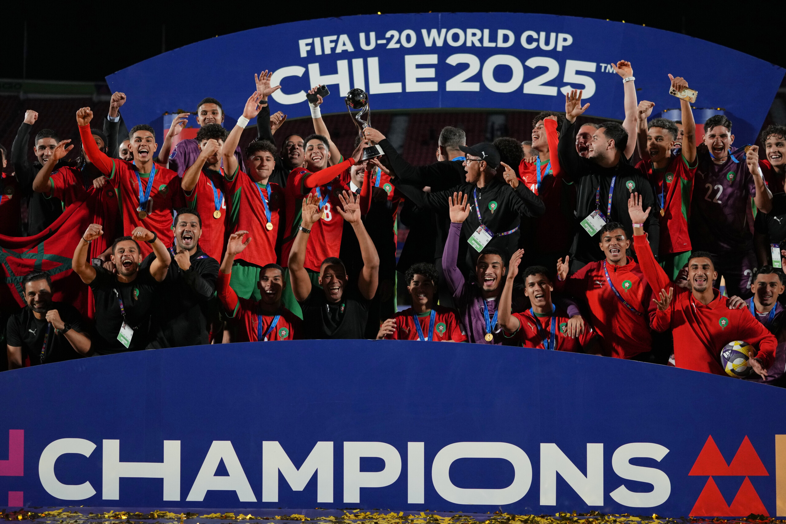 football le maroc sacre champion du monde u20 largentine battue en finale scaled