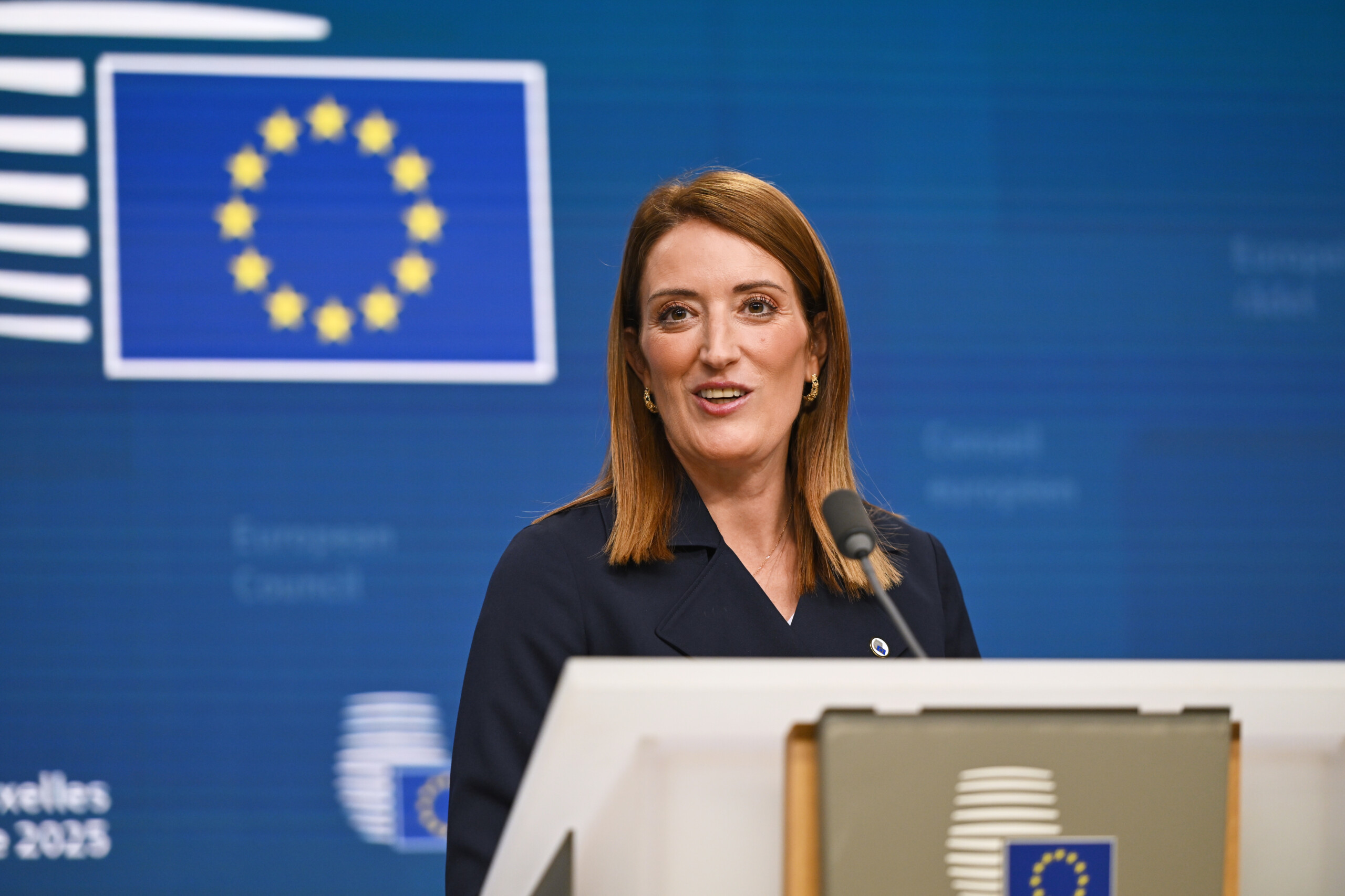 ukraine metsola leurope reste unie sur kiev laccord sur les sanctions contre la russie est un succes scaled