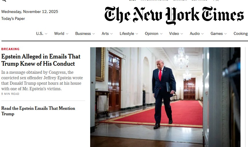 États-Unis, Epstein dans un e-mail : « Trump a passé des heures chez moi avec une fille » 1 etats unis epstein dans un e mail trump a passe des heures chez moi avec une fille