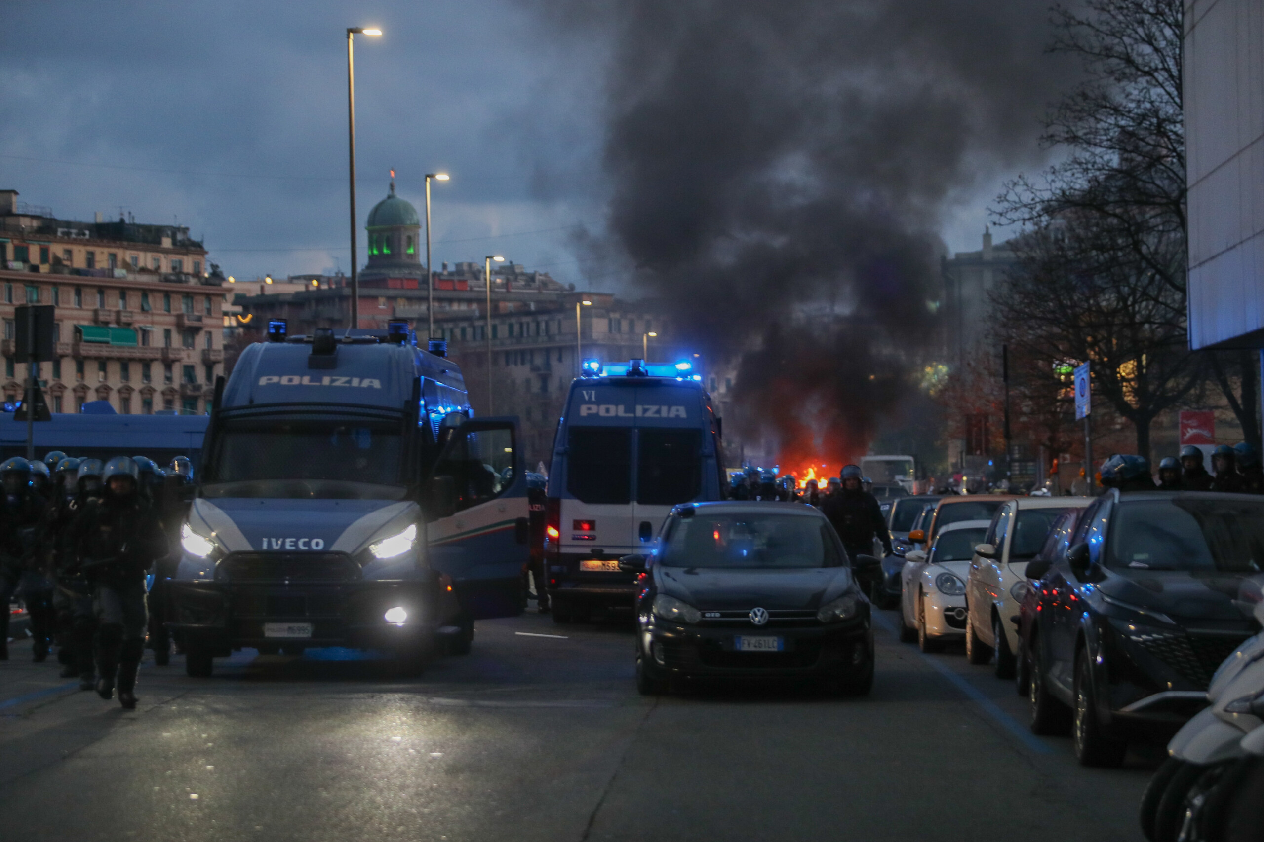 football affrontements avant le match genoa inter cinq arrestations scaled