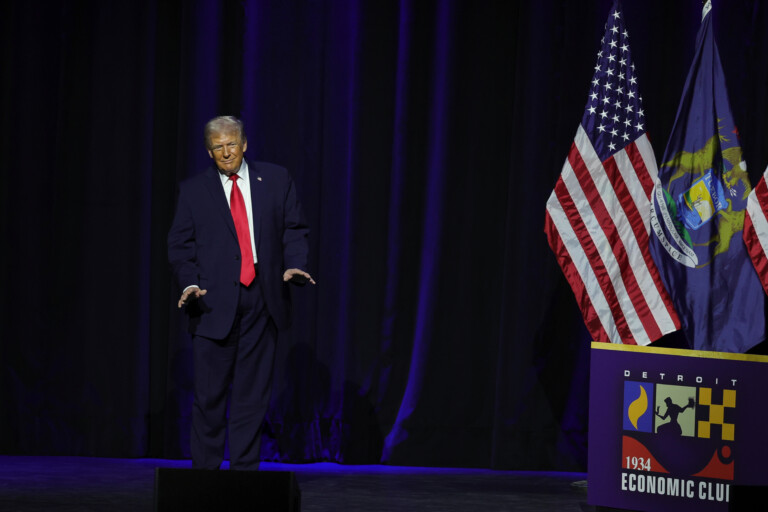 etats unis trump a detroit laccord commercial avec le mexique et le canada ne nous sert plus