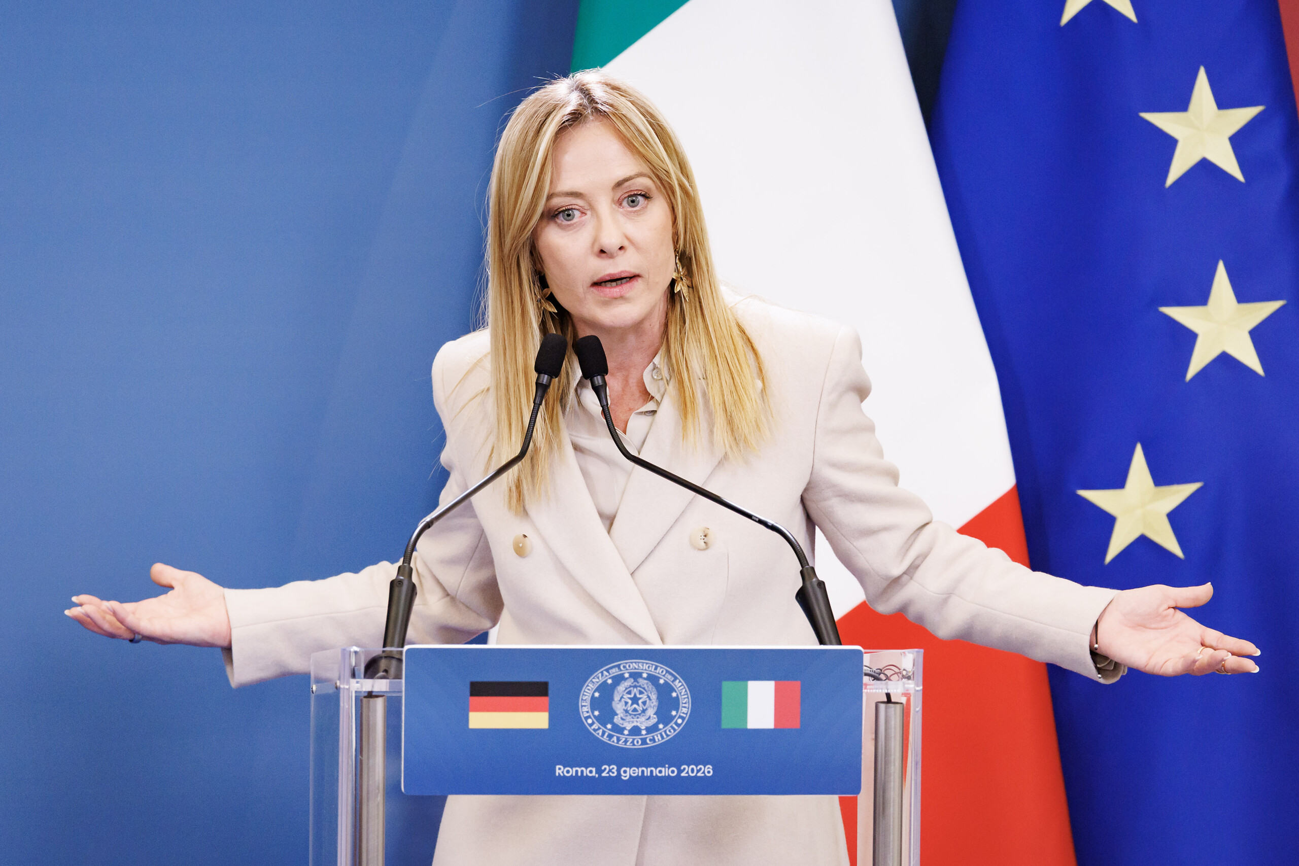 meloni cest paradoxal de critiquer lice et de demander aux etatse28091unis de defendre leurope scaled