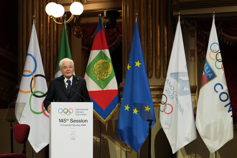 milan cortina mattarella le sport envoie un message de paix et de serenite au monde