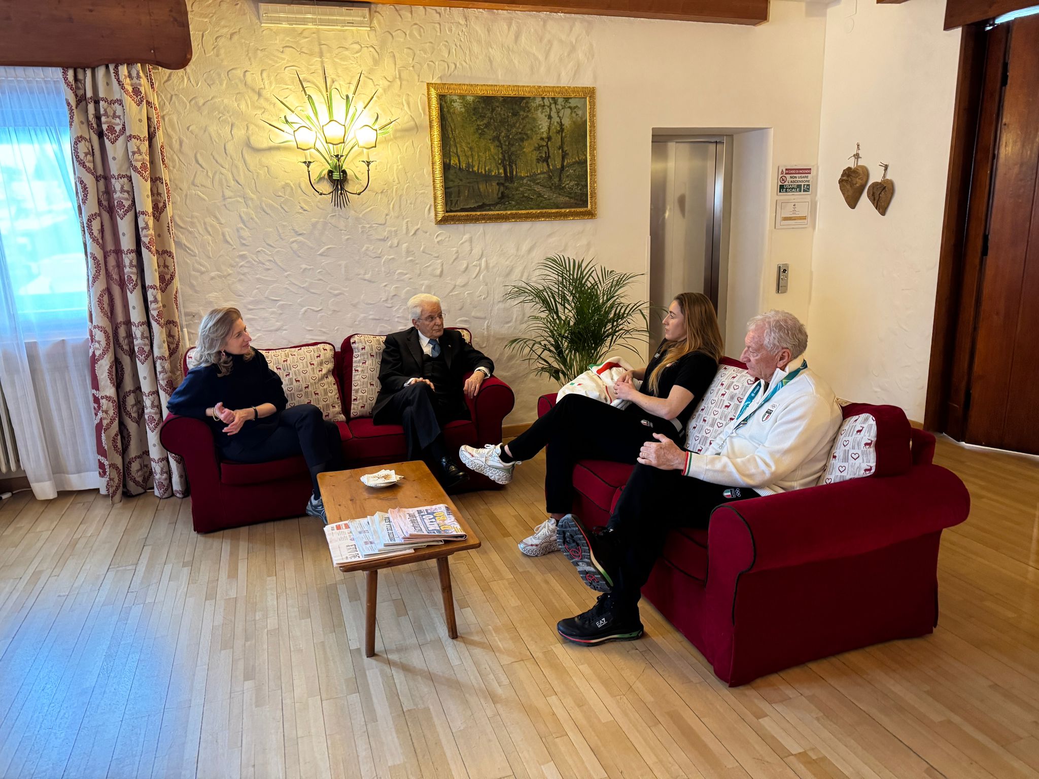 milano cortina goggia rend visite a mattarella a cortina