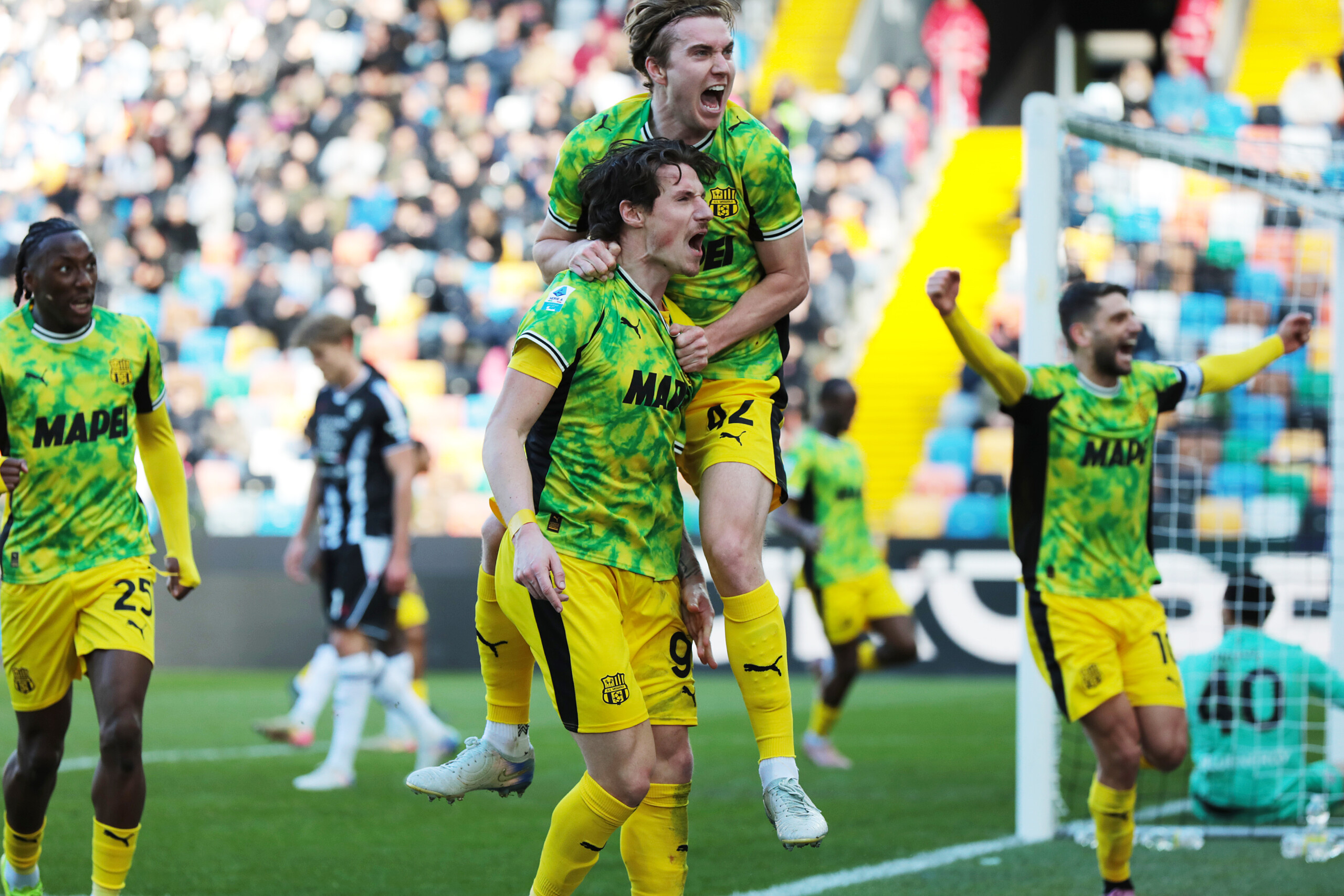 udinese sassuolo 1 2 lauriente et pinamonti signent le retour scaled