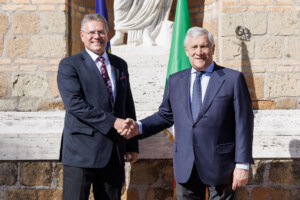 droits de douane tajani long entretien avec sefcovic pour convenir dune action commune