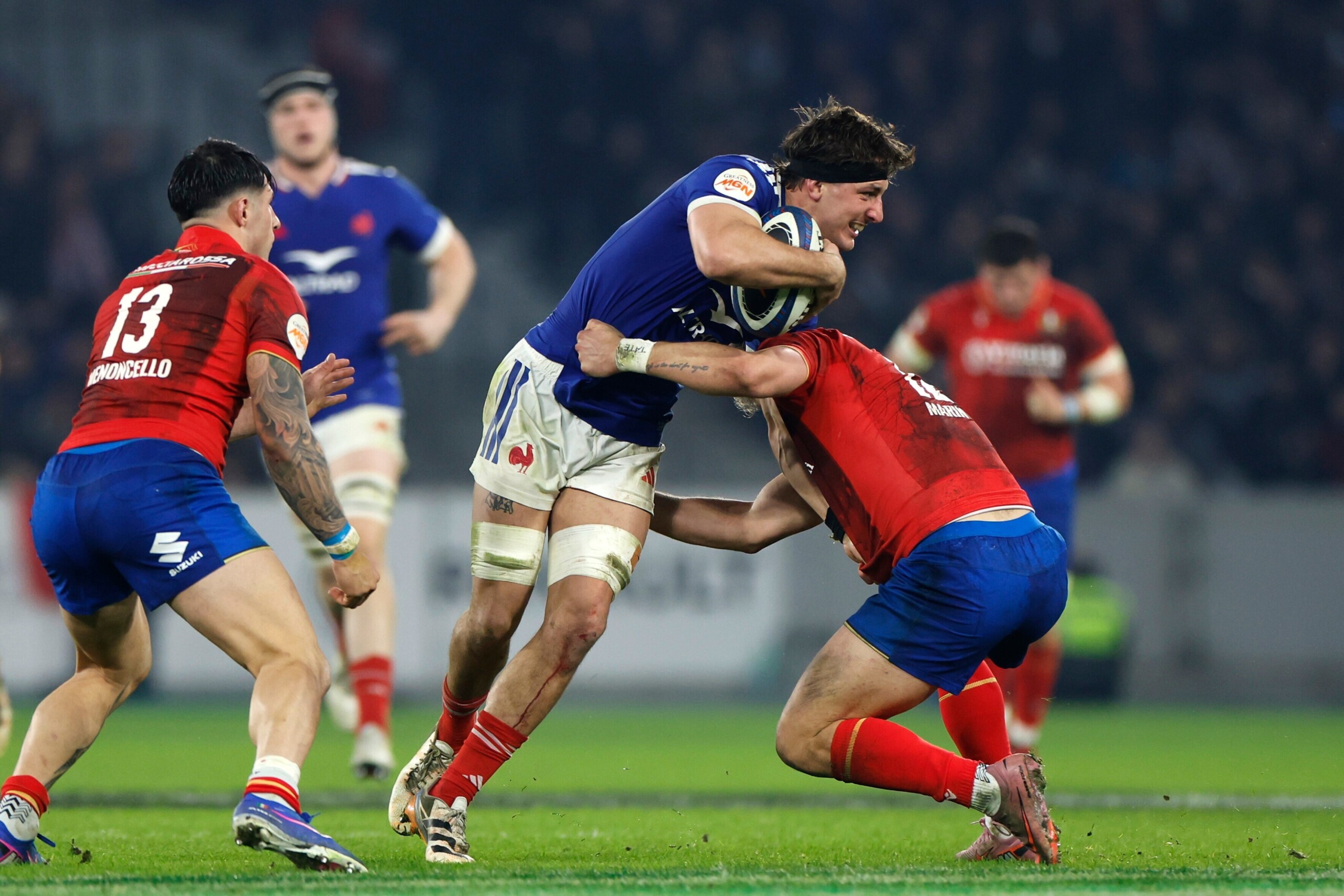 rugby tournoi des six nations litalie battue par la france 33 8 a lille scaled