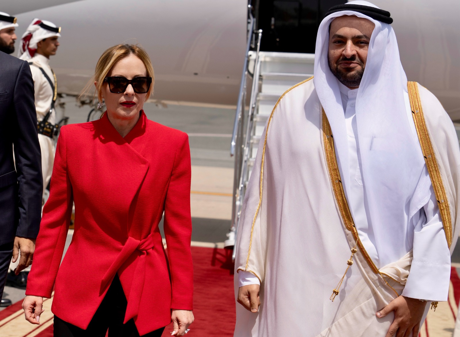 iran meloni rencontre lemir du qatar accent mis sur les efforts diplomatiques pour sortir de la crise