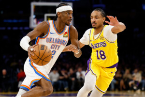 nba les lakers perdent contre oklahoma malgre labsence de lebron james au repos