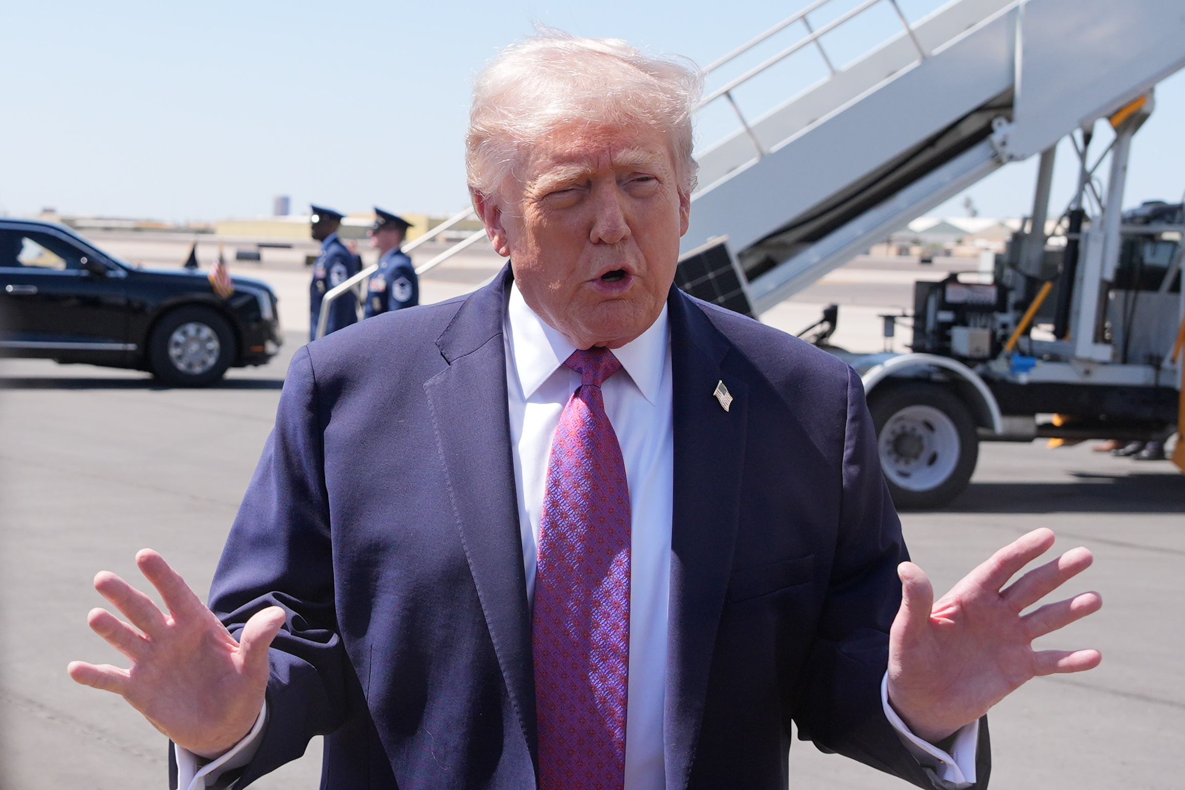 trump reaffirme nous emporterons luranium de teheran