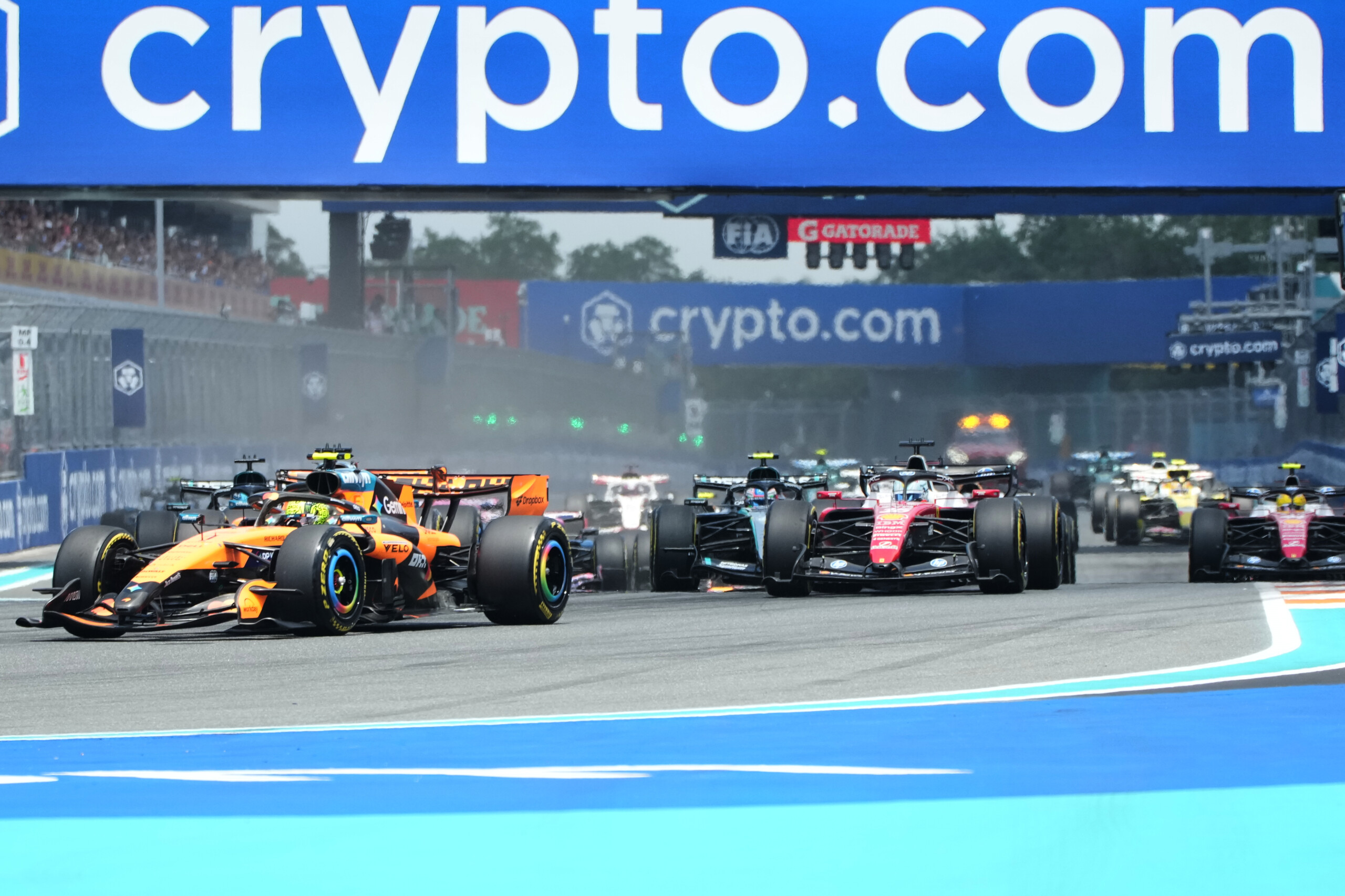 f1 de violents orages sur le circuit le depart du grand prix de miami avance a 19 h heure italienne scaled