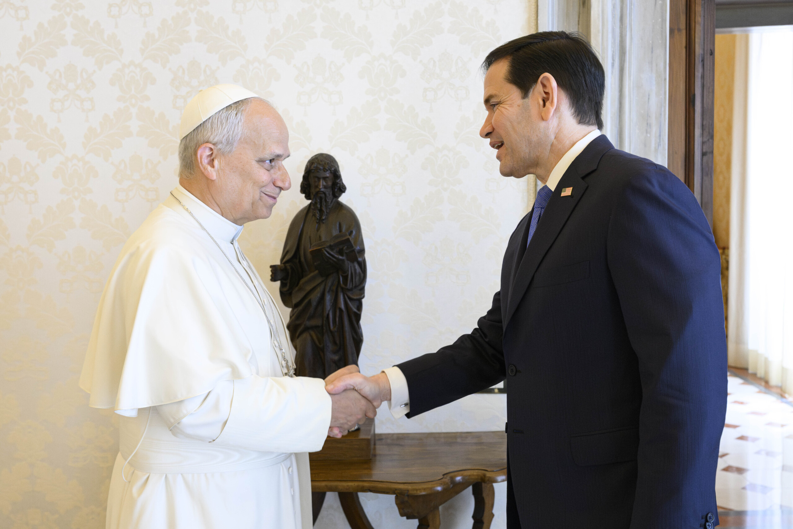 vatican rubio rencontre avec le pape pour reaffirmer lengagement commun pour la paix scaled