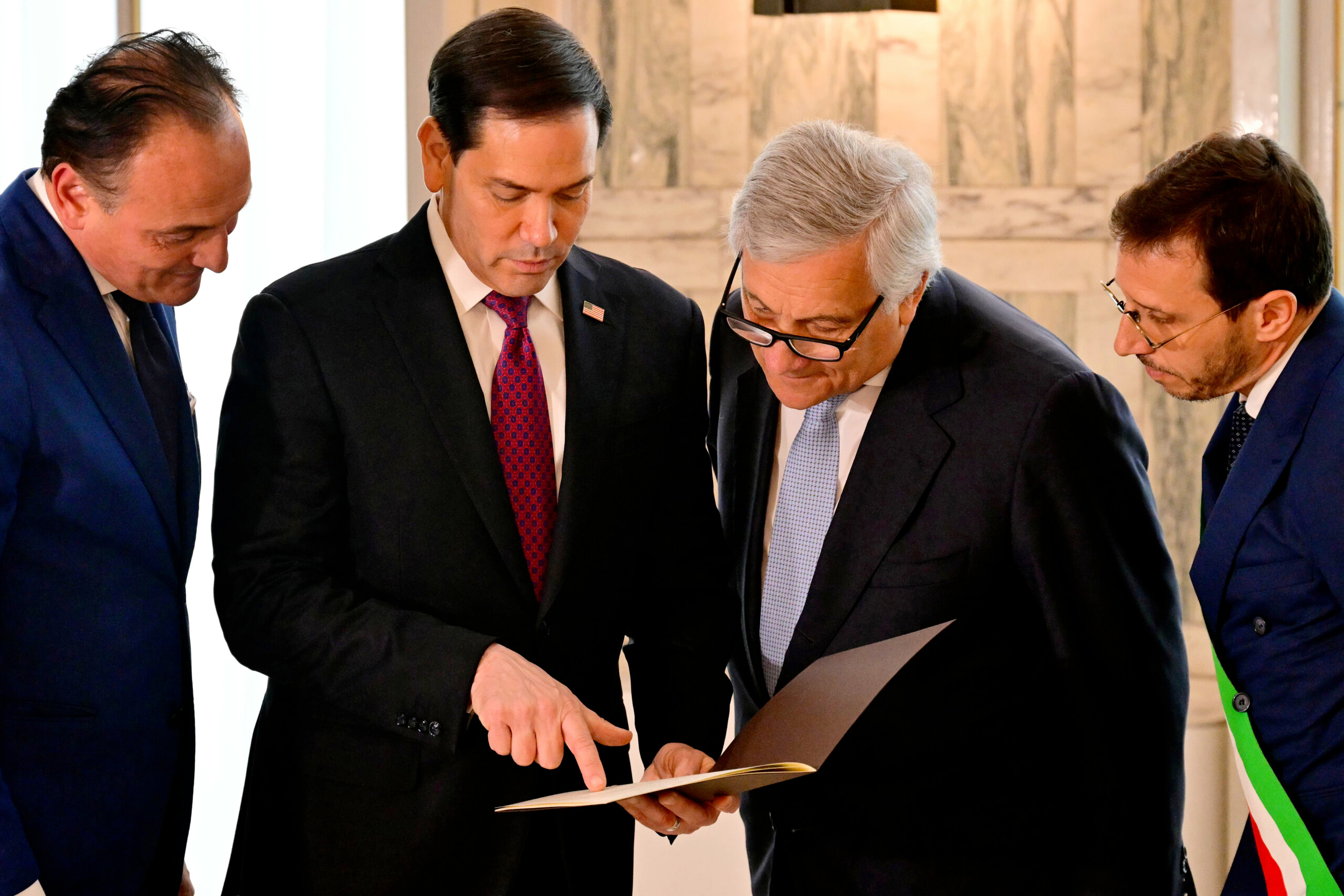 italie tajani a rubio la presence americaine dans lue est fondamentale pour lotan scaled