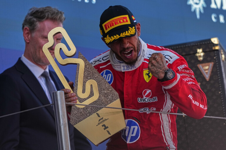 grand prix de barcelone triomphe de hamilton premiere victoire chez ferrari